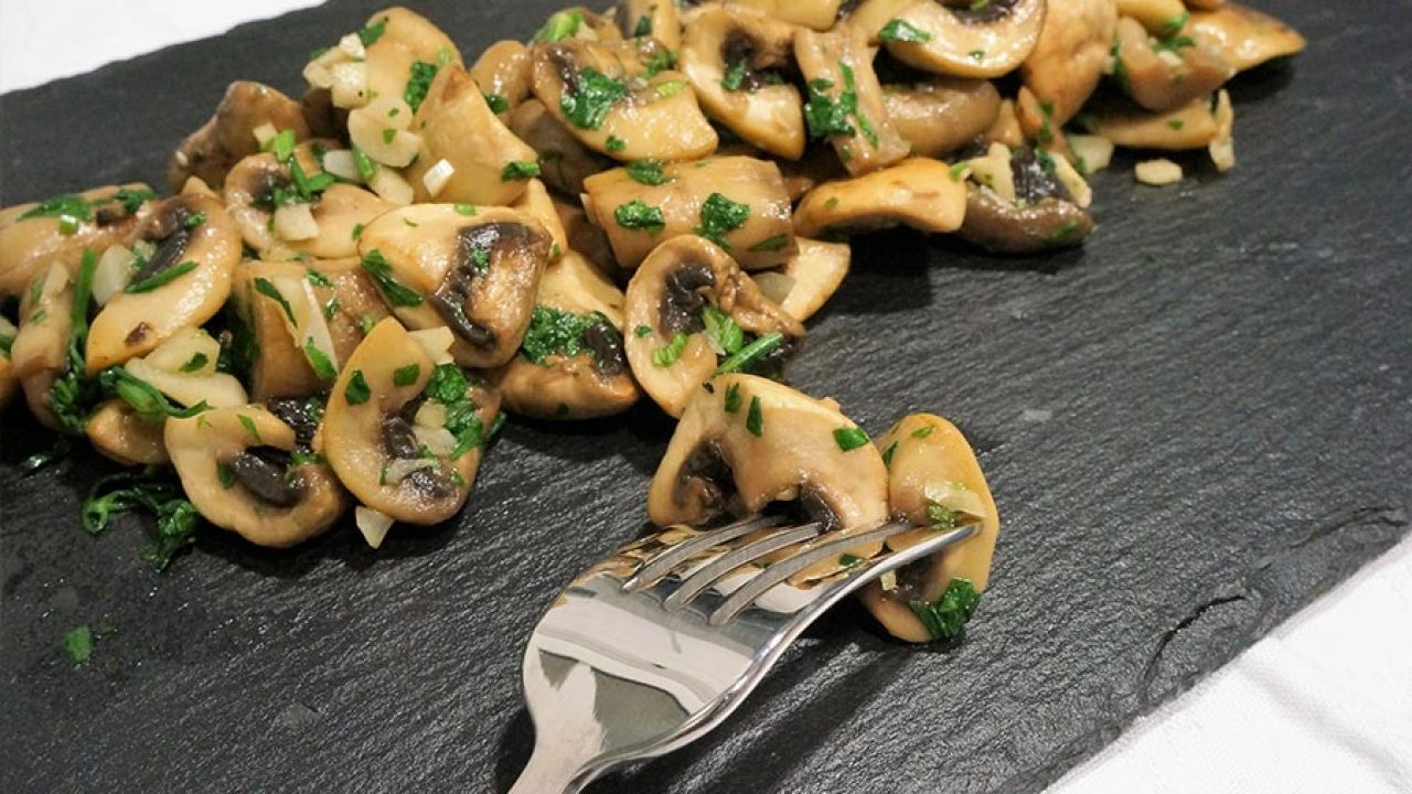 Champignons à Lail Au Thermomix