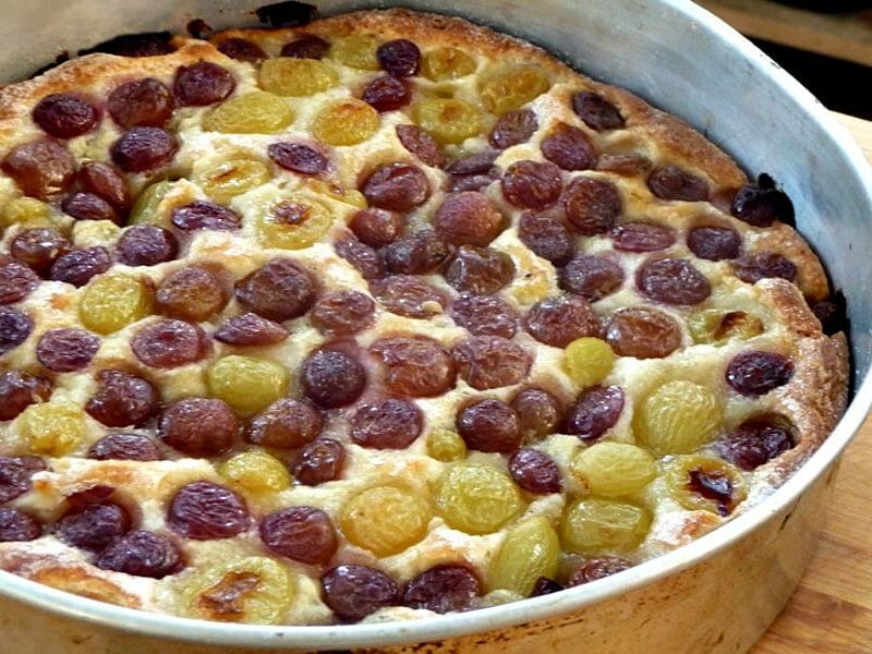 Clafoutis aux raisins frais au Thermomix