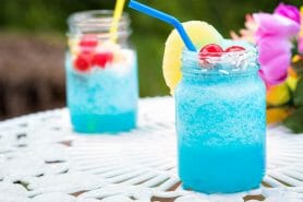 Cocktail Blue Lagoon au Thermomix