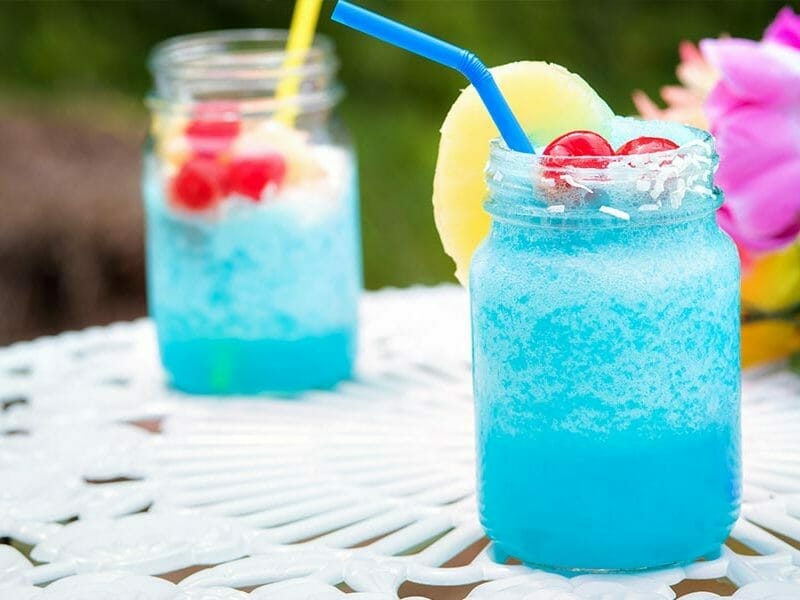 Cocktail Blue Lagoon au Thermomix