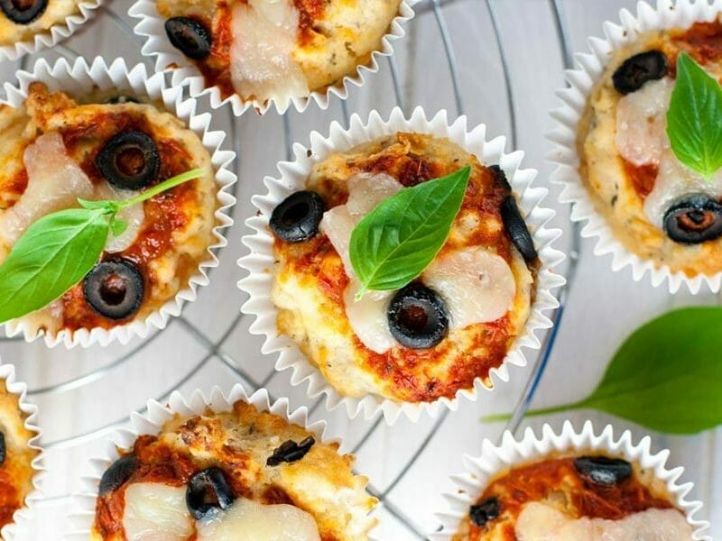 Muffins salés façon pizza au Thermomix