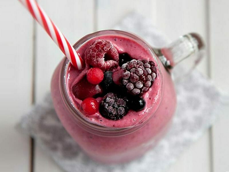 Smoothie fruits rouges et banane au Thermomix