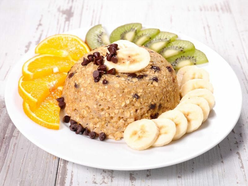 Bowl cake banane et pépites de chocolat au Thermomix