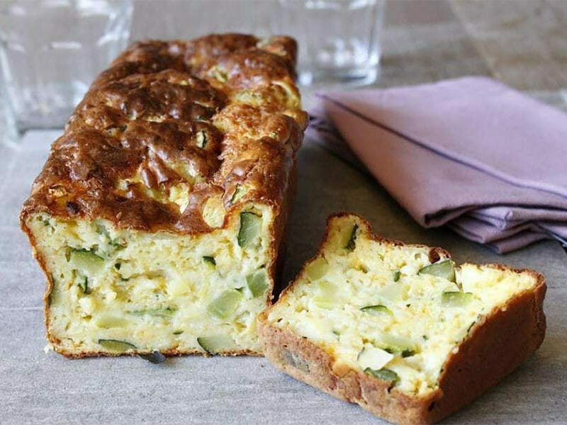 Cake Courgettes Et Cheddar Au Thermomix Cookomix