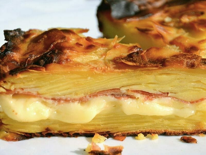Gâteau invisible raclette au Thermomix
