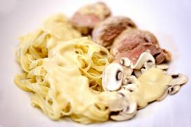 Filet mignon de porc au maroilles au Thermomix
