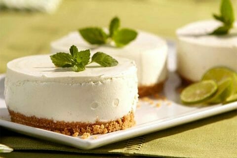 Mini cheesecakes au citron vert