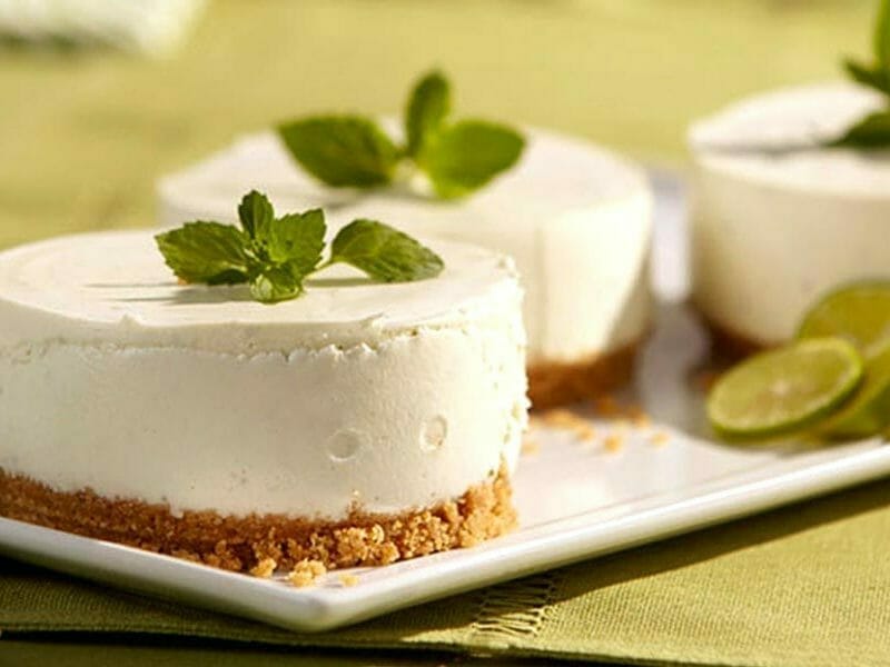 Mini cheesecakes au citron vert au Thermomix