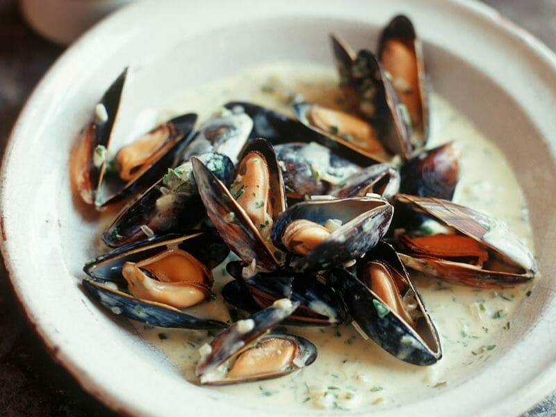 Moules sauce poulette au Thermomix