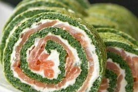 Roulé aux épinards, saumon et Boursin au Thermomix