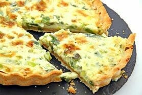 Tarte aux poireaux au Thermomix