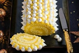 Bûche au citron meringuée au Thermomix
