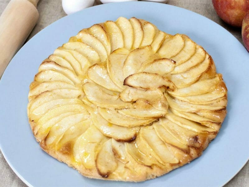 Tarte aux pommes sans pâte au Thermomix