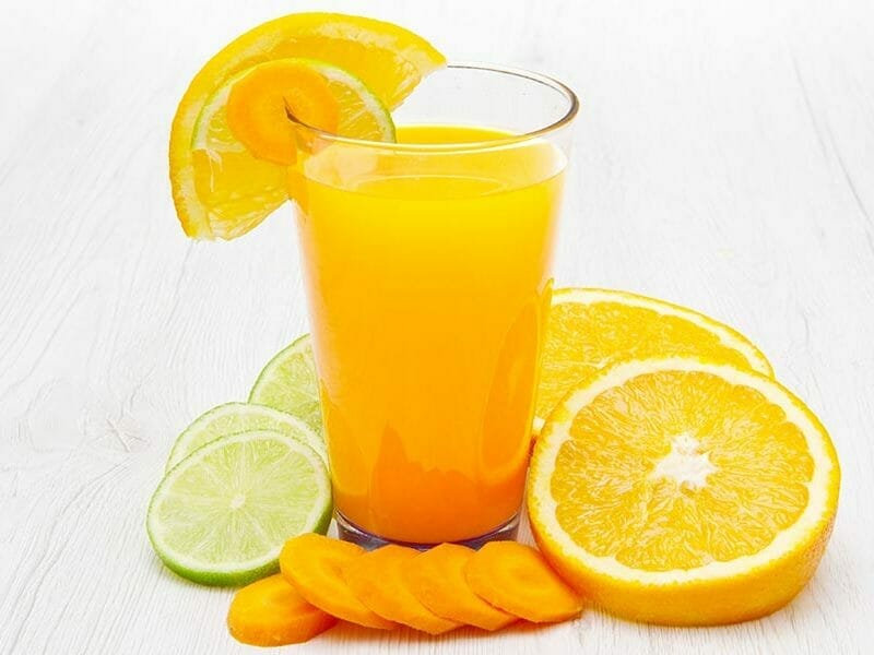 Recettes de jus de fruits et d'orange