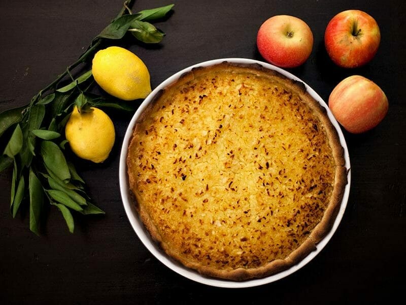 Tarte pommes râpées citron au Thermomix