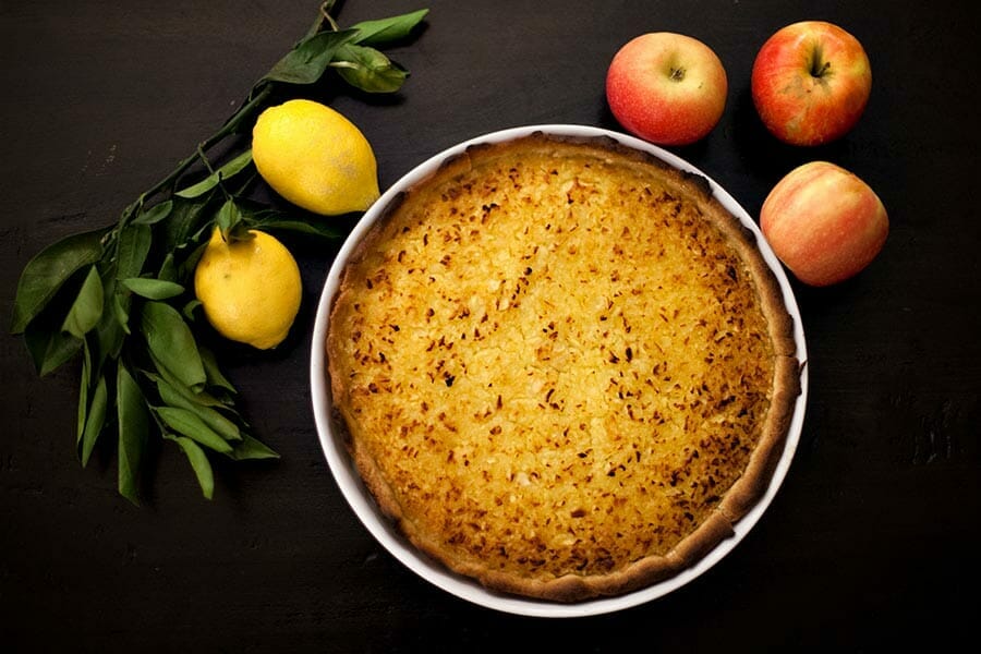 Tarte Pommes Rapees Citron Au Thermomix Cookomix