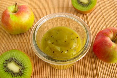 Confiture de kiwis aux pommes