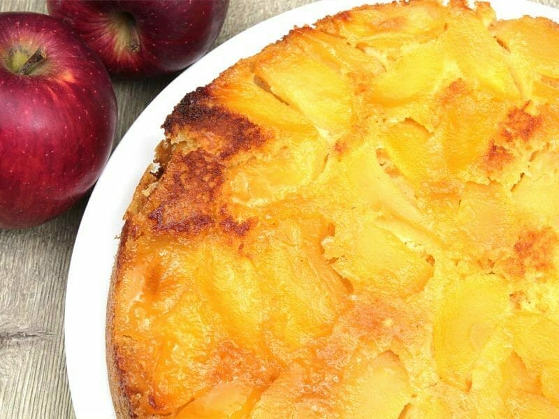 Gâteau renversé aux pommes caramélisées au Thermomix