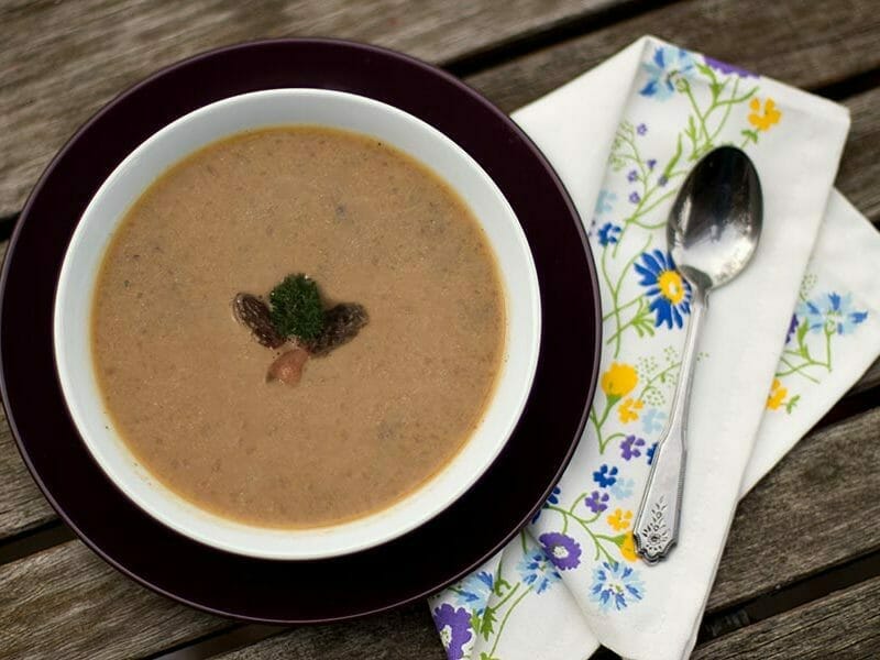 Velouté aux morilles au Thermomix