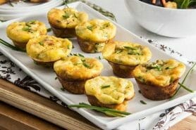 Mini frittatas à la courgette et chèvre au Thermomix