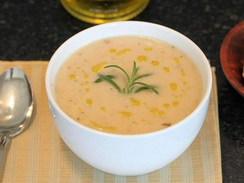 Velouté de haricots blancs et chorizo au Thermomix