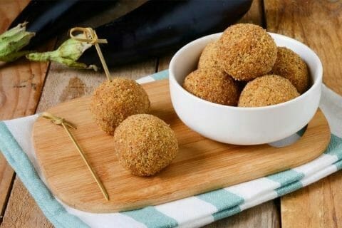 Boulettes d’aubergines au parmesan