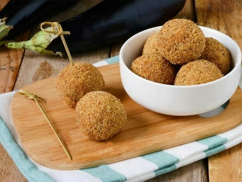 Boulettes d’aubergines au parmesan au Thermomix