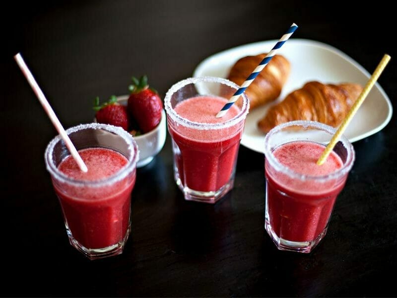 Jus de fraises au Thermomix