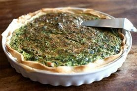 Quiche épinards et lardons au Thermomix