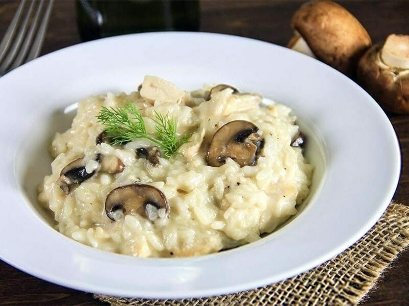 Risotto poulet et champignons au Thermomix