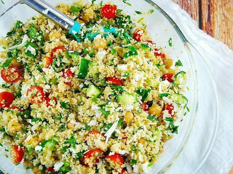 Salade de couscous façon taboulé au Thermomix