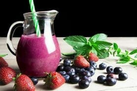 Smoothie fraise myrtille au Thermomix