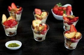 Tarte aux fraises destructurée au Thermomix