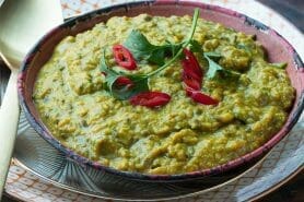 Dhal d’aubergine et de lentilles corail au Thermomix