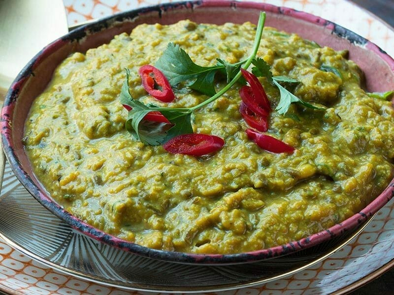 Dhal d’aubergine et de lentilles corail au Thermomix