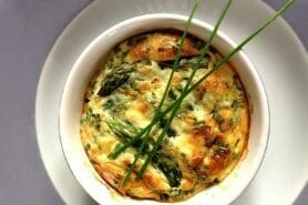Flan aux asperges et parmesan au Thermomix