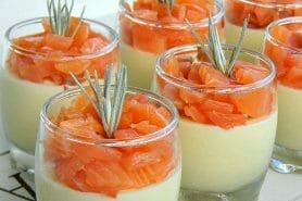 Mousse d’asperges au saumon fumé au Thermomix