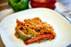 Quinoa sauce basquaise au Thermomix