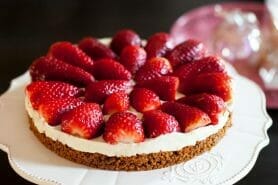 Tarte aux fraises sans cuisson au Thermomix