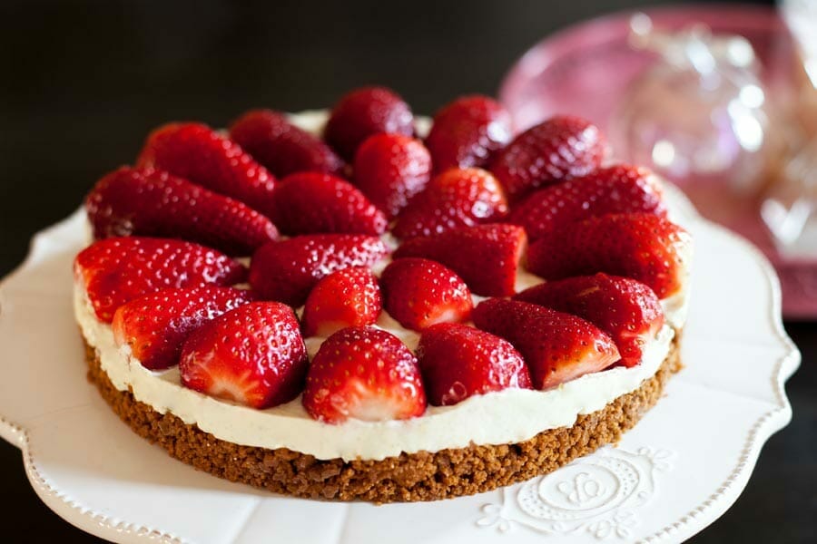 Tarte Aux Fraises Sans Cuisson Au Thermomix Cookomix