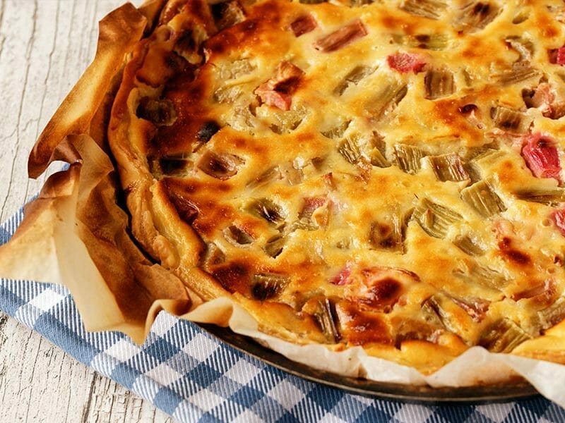 Tarte à la rhubarbe au Thermomix