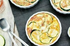 Clafoutis courgettes et feta au Thermomix