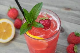 Limonade à la fraise au Thermomix