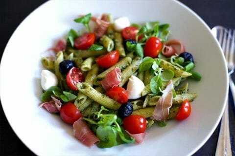 Salade de penne à l’italienne