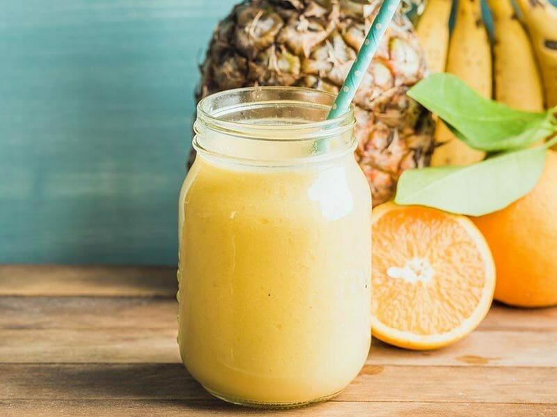 Smoothie ananas banane au Thermomix