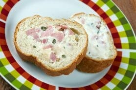 Baguette farcie au jambon au Thermomix