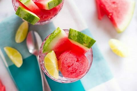 Sorbet à la pastèque