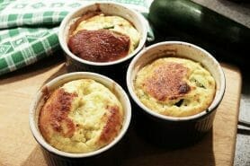 Soufflé de courgettes au saumon fumé au Thermomix