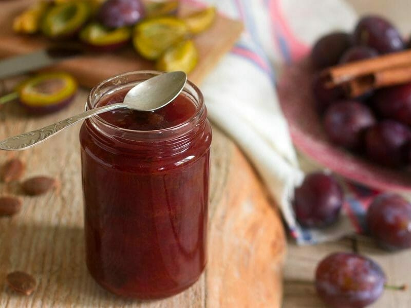 Confiture de quetsches à la cannelle au Thermomix