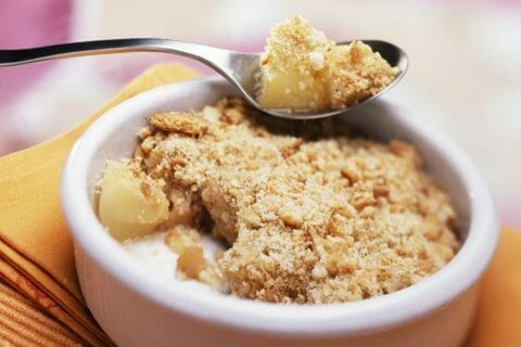 Crumble pommes, poires et spéculoos